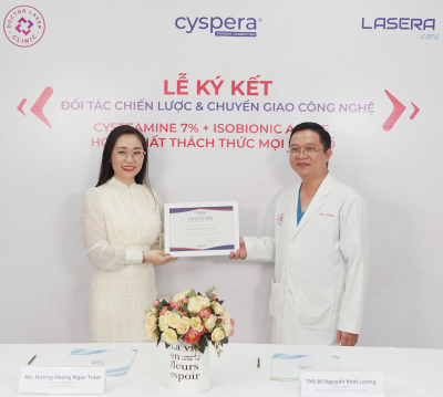 Lễ ký kết đối tác chiến lược và chuyển giao công nghệ | Cyspera Việt Nam x Phòng Khám Da Liễu Doctor Laser