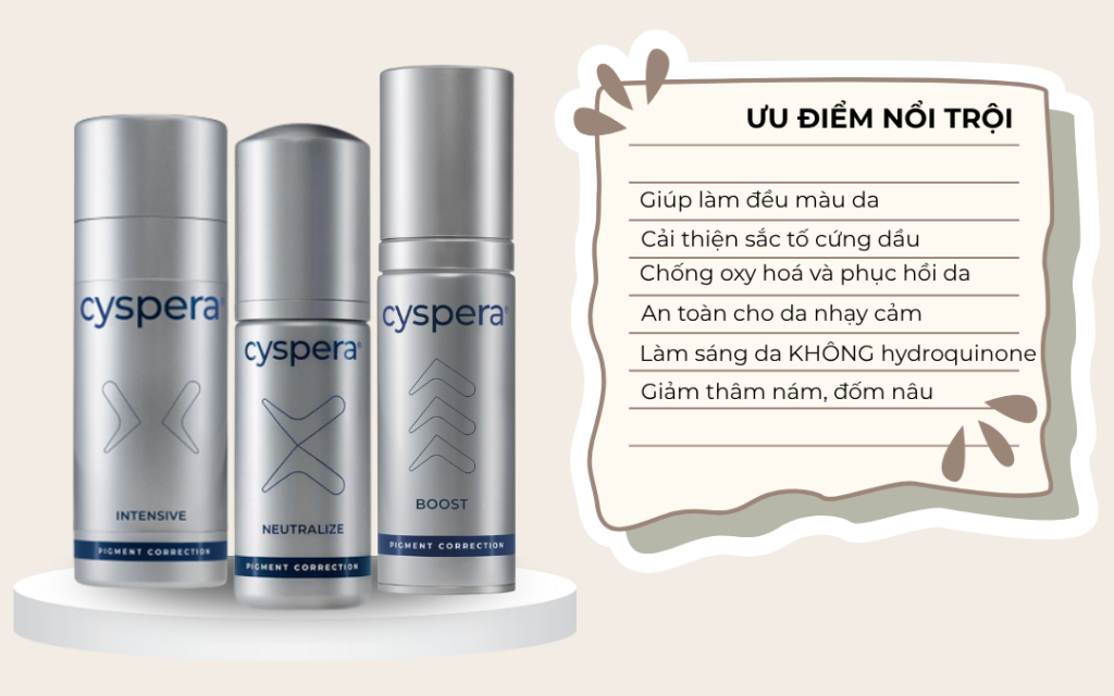 Cyspera - Sức mạnh của Cysteamine trong giảm thâm nám