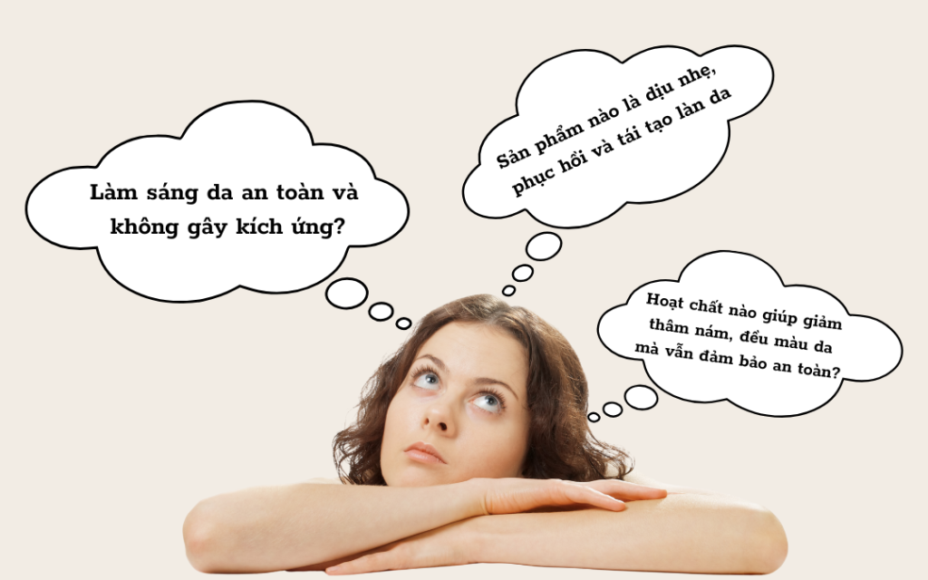 Nhu cầu về giải pháp làm sáng da an toàn