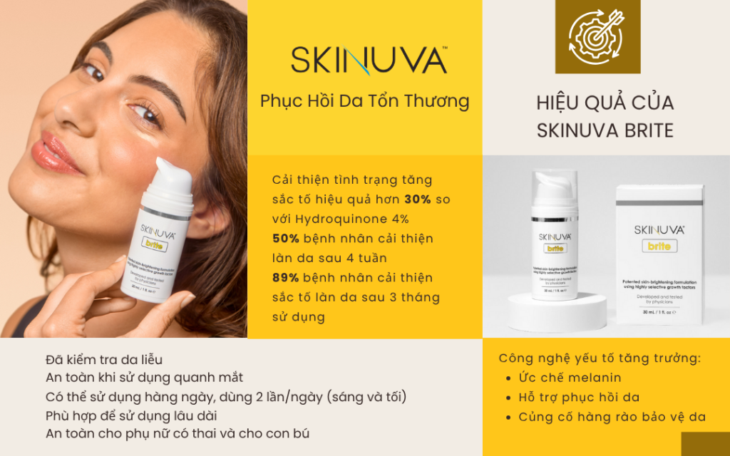 Skinuva Brite - Phương pháp làm sáng da bền vững