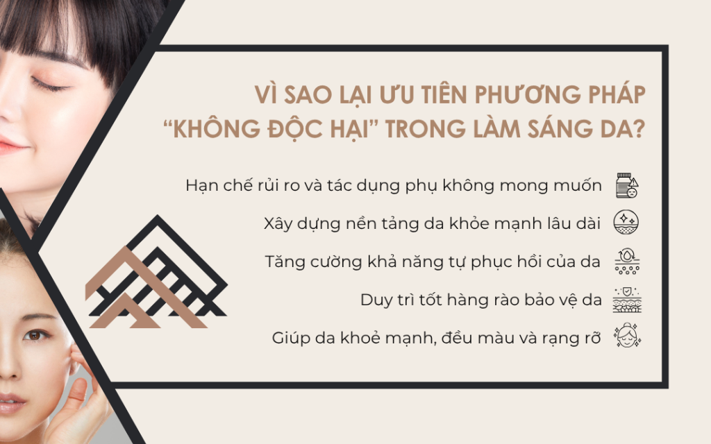 Tầm quan trọng của phương pháp làm sáng da “không độc hại”
