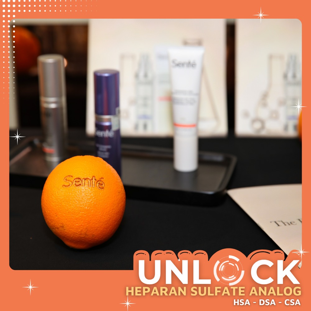 HSA (Hepara Sulfate Analog) là công nghệ hoạt chất độc quyền được cấp bằng sáng chế của Senté