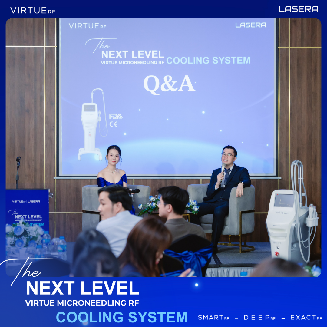 Phần Q&A sôi nổi tại sự kiện THE NEXT LEVEL Virtue Microneedling RF Cooling System