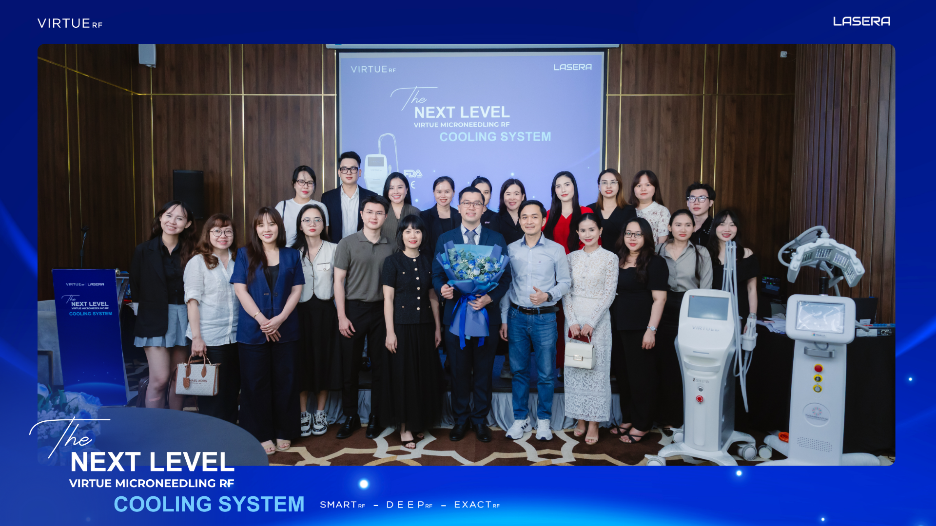 Sự kiện "THE NEXT LEVEL: Virtue Microneedling RF Cooling System" đã diễn ra thành công tốt đẹp nhận được rất nhiều sự quan tâm của giới chuyên môn