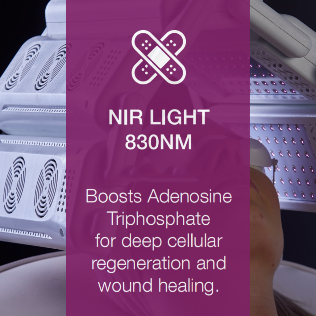 MediLUX đèn chiều hồng ngoại Nir Therapy trẻ hóa da, tăng sinh collagen, hỗ trợ lành thương