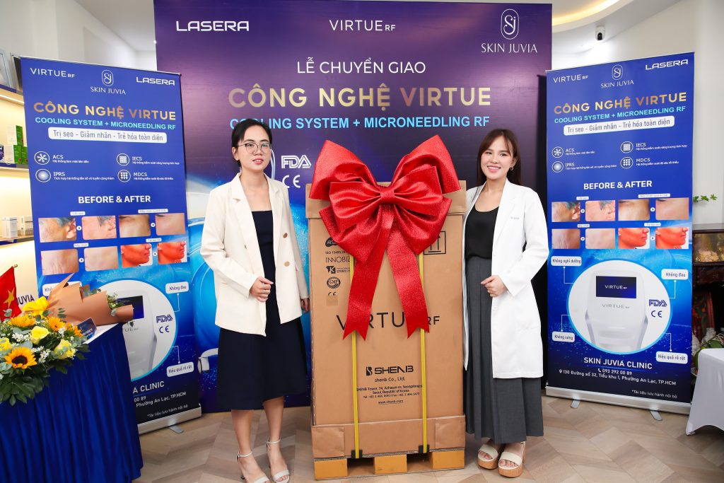 SKIN JUVIA CLINIC chính thức áp dụng Công nghệ Virtue Microneedling RF vs Cooling System