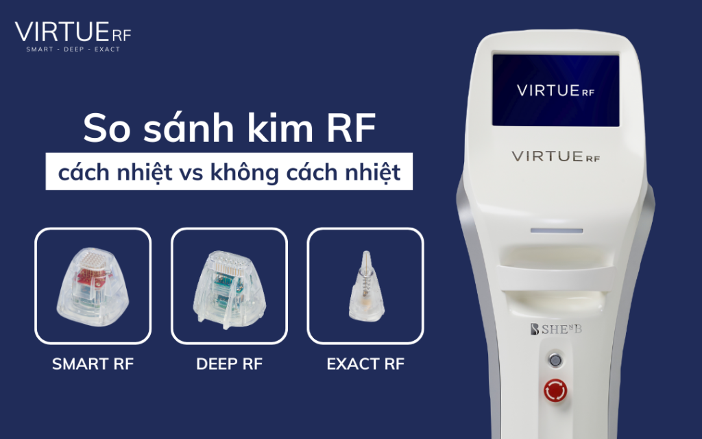 So sánh loại kim cách nhiệt RF và kim không cách nhiệt RF