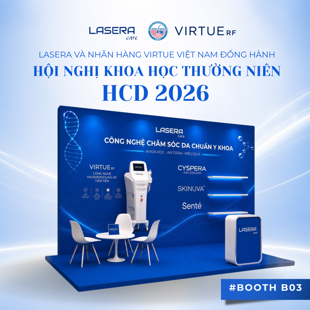 LASERA & nhãn hàng Virtue RF đồng hành cùng Hội nghị Khoa học thường niên HCD 2026