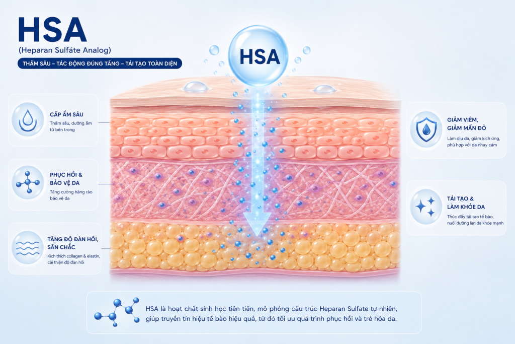 HSA trong mỹ phẩm là gì? Vai trò của HSA đối với làn da