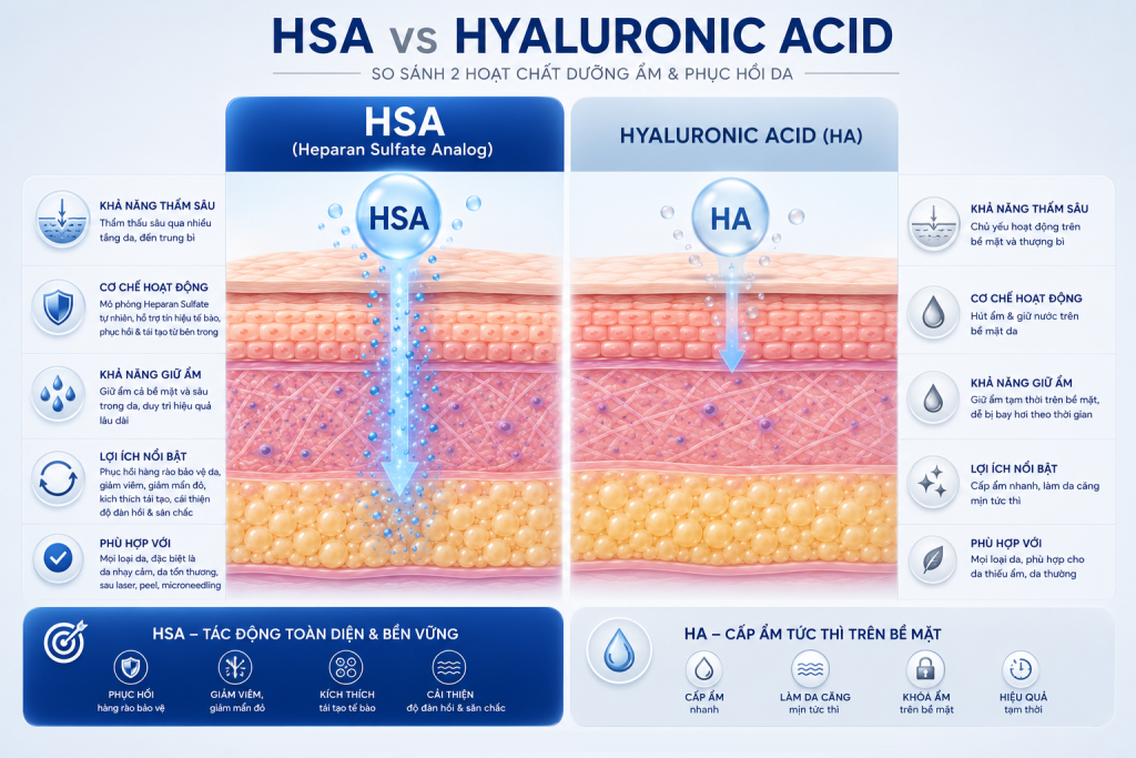 HSA và HA khác nhau như thế nào?