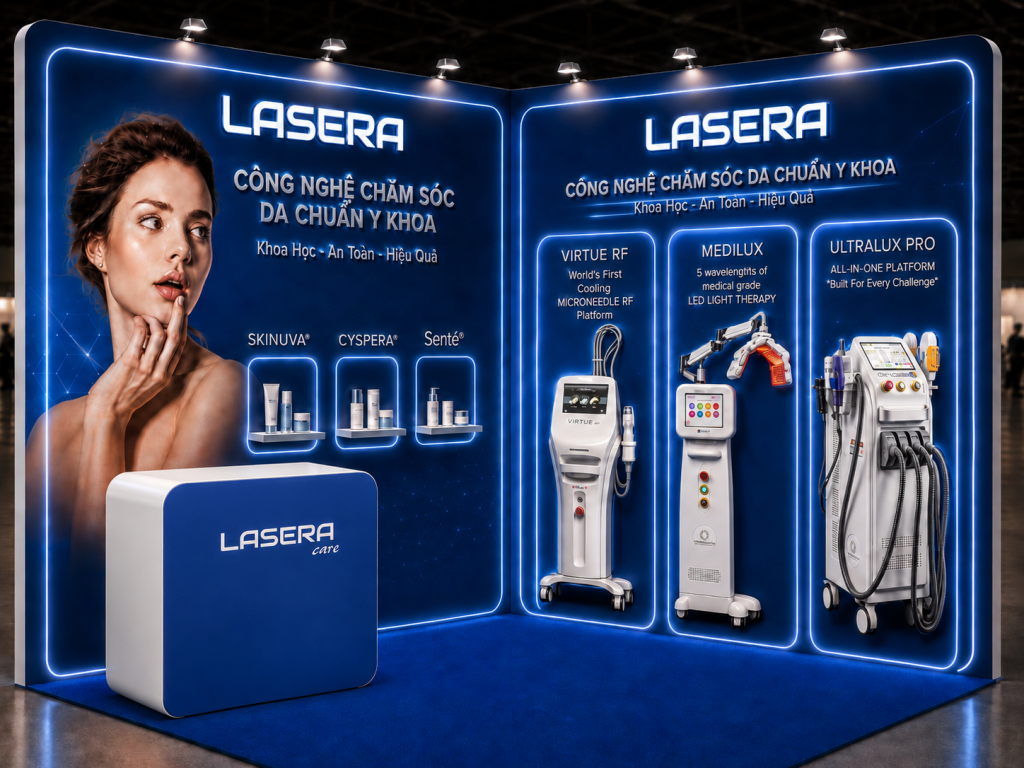 Gian hàng LASERA tại Hội nghị Khoa học Da liễu Miền Nam SCD 2026